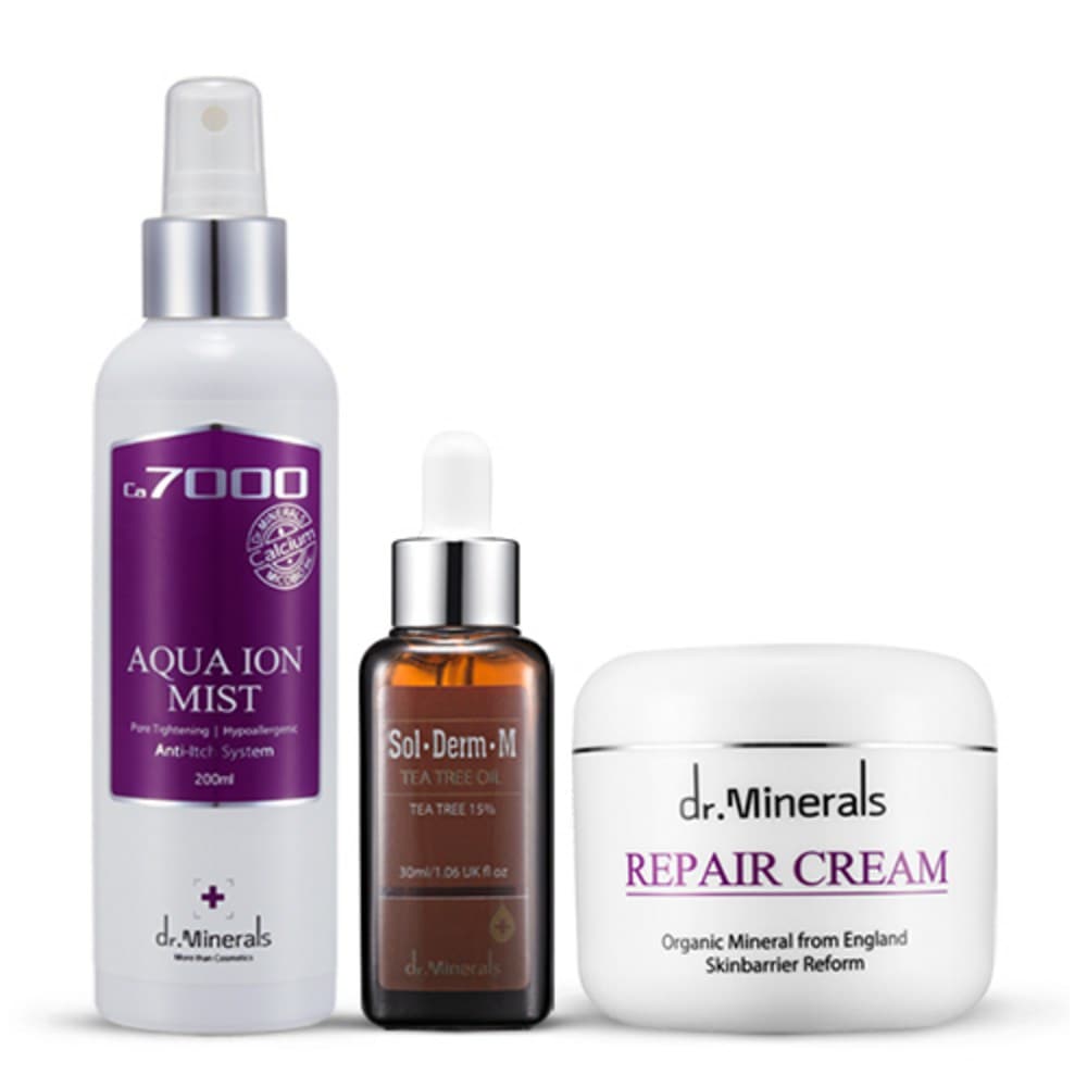 クラシックアクアイオンミスト200ml+ソルダムMティートリオイル30ml+リペア栄養クリーム100g