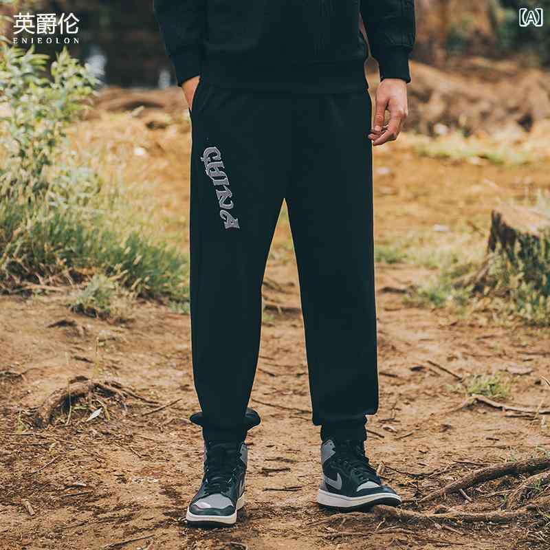 メンズ ファッション パンツ 英国風 ストリート スポーツ スウェット ズボン カジュアル レギンス ボトムス メンズ