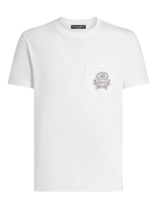 DOLCE & GABBANA Men T-Shirts G8RA2Z G7PZEW0800
