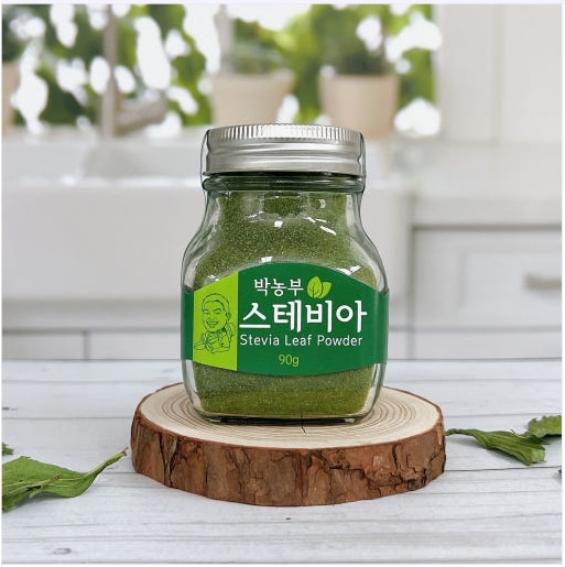 韓国-KMEAL-天然甘味料韓国産無農 薬ステビア粉末90gNoカロリーお茶と飲み物で健康に甘みは濃く