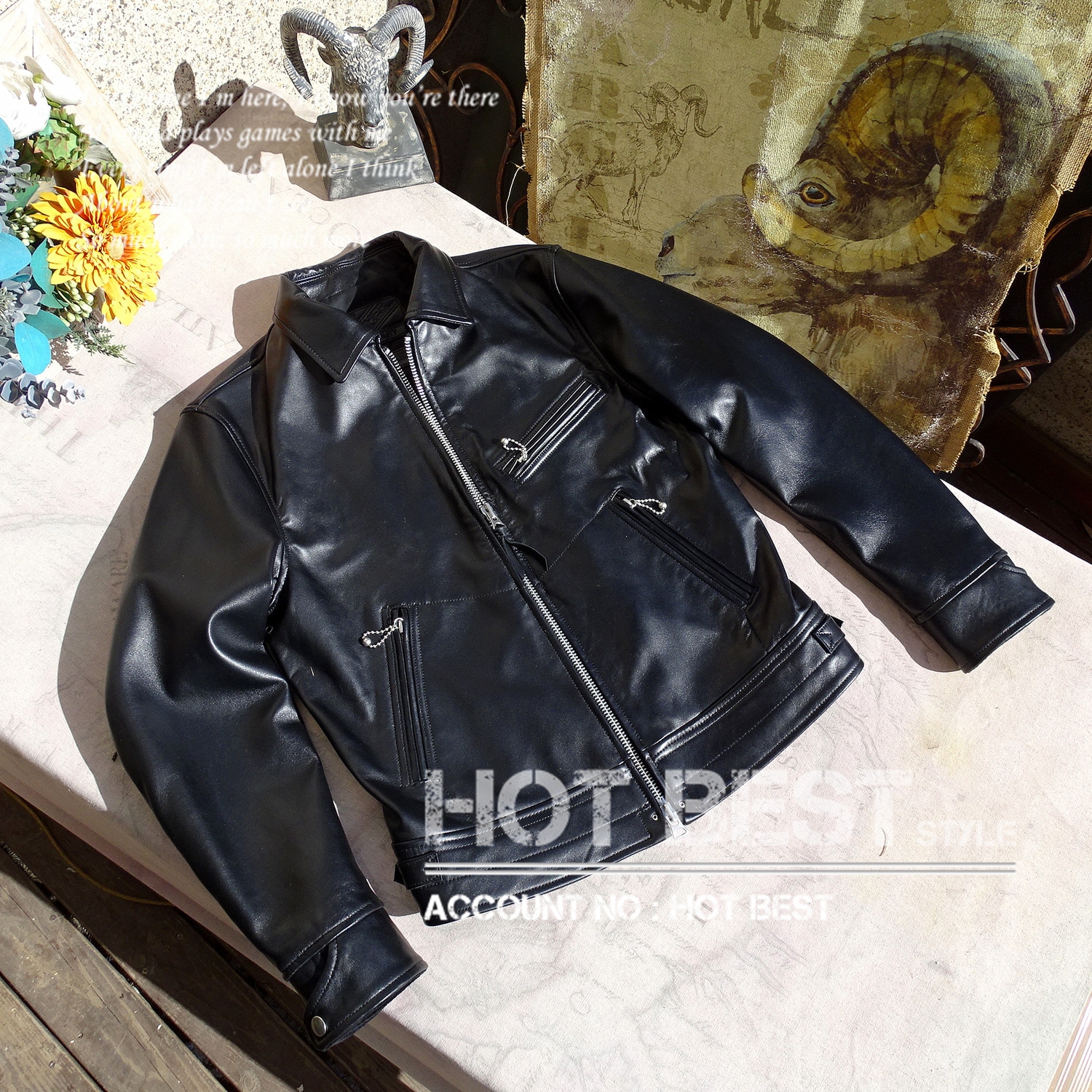 1.1mm シープスキン 30sスタイル シングルライダース ギフト メンズ 革ジャン 通勤 レザージャケット ラム 羊革