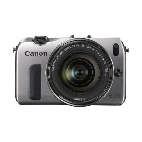 【中古】Canon ミラーレス一眼カメラ EOS M レンズキット EF-M18-55mm F3.5-5.6 IS STM付属 シルバー EOSMSL-18-55ISSTMLK 29,770円