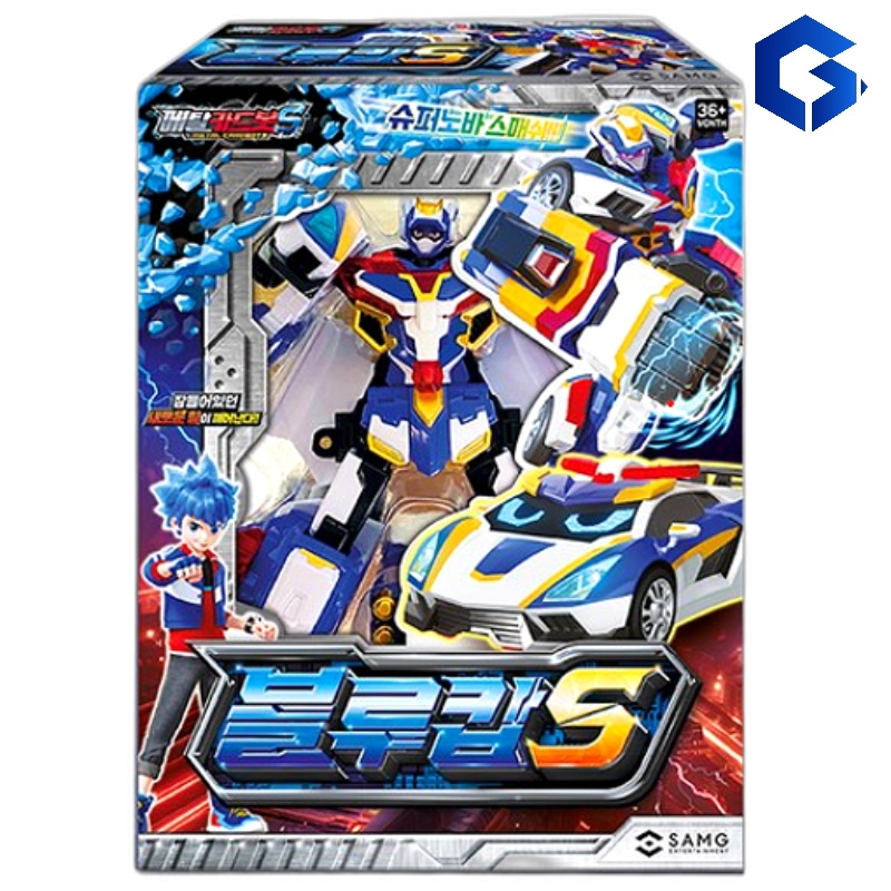 [2024] メタル カードボット S シーズン2 ブルーカップS 変身ロボット 自動車 パトカー 変身ロボット 韓国
