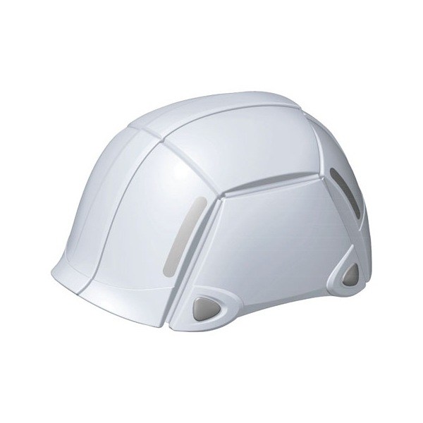 トーヨーセフティー No.100 ホワイト 折りたたみヘルメットブルーム