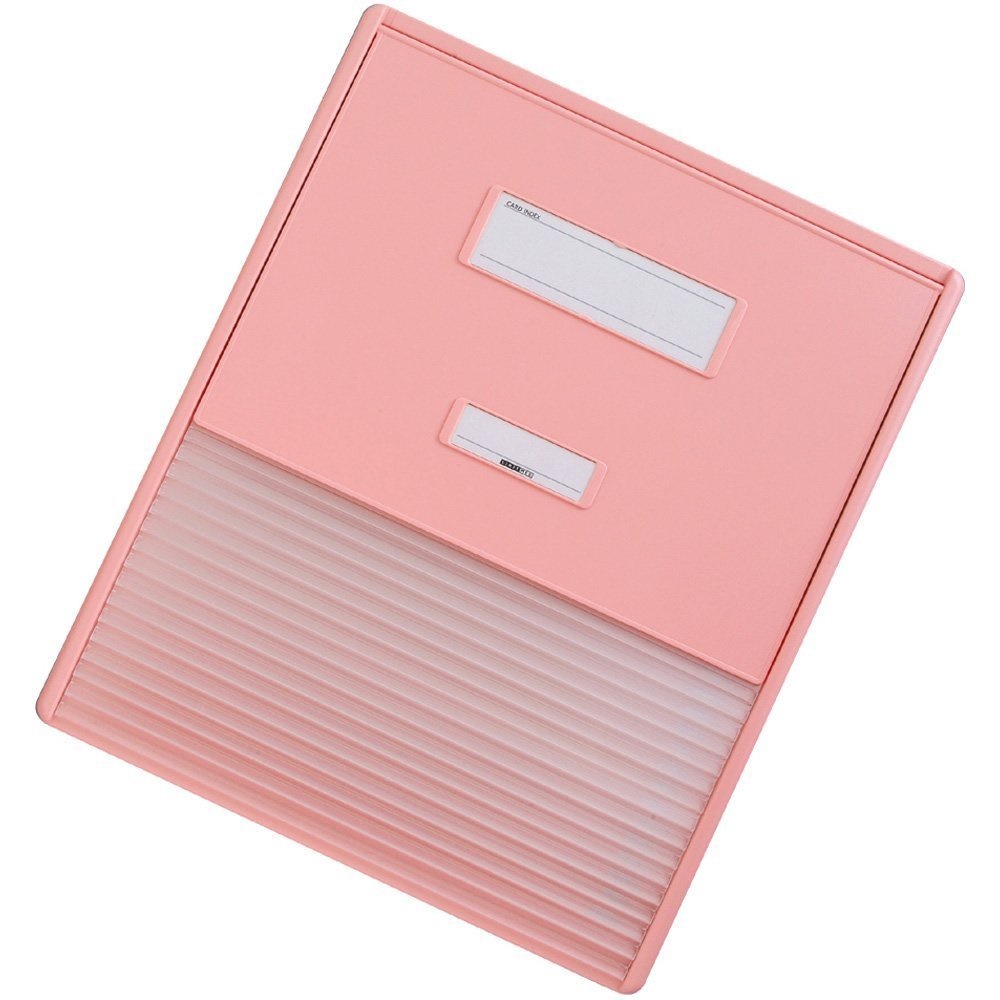 （まとめ買い）カラーカードインデックス A3（A4縦2面） ピンク HC114C-4 [x3]