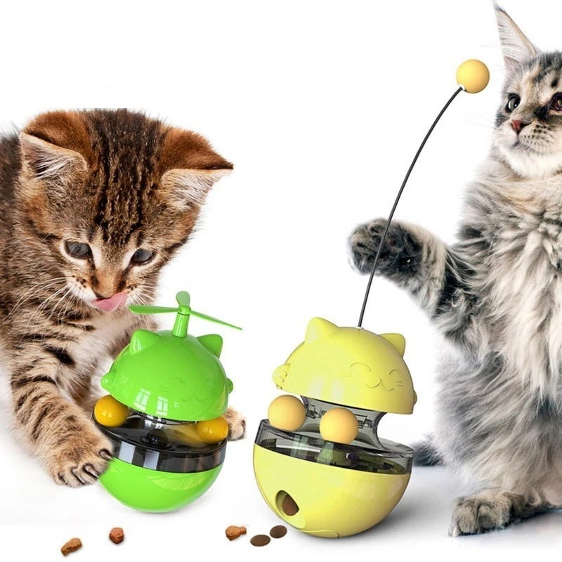 猫のおもちゃのターンテーブルを振って猫をからかいます タンブラー猫のおもちゃ 羽のペットのおもちゃ 猫をからかう棒 羽根を吸って猫棒を笑わせる 鶏の鈴のバネの棒 ネズミ猫のおもちゃ 猫をからかう