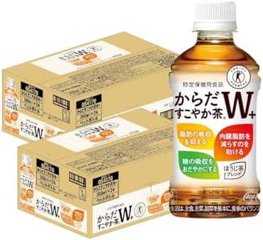 [2CS] [トクホ] コカ・コーラ からだすこやか茶 W (350mlPET×24本)×2箱
