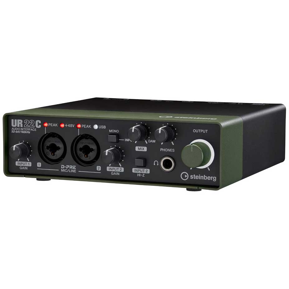 スタインバーグ USBオーディオインターフェイス（グリーン） UR22CGN