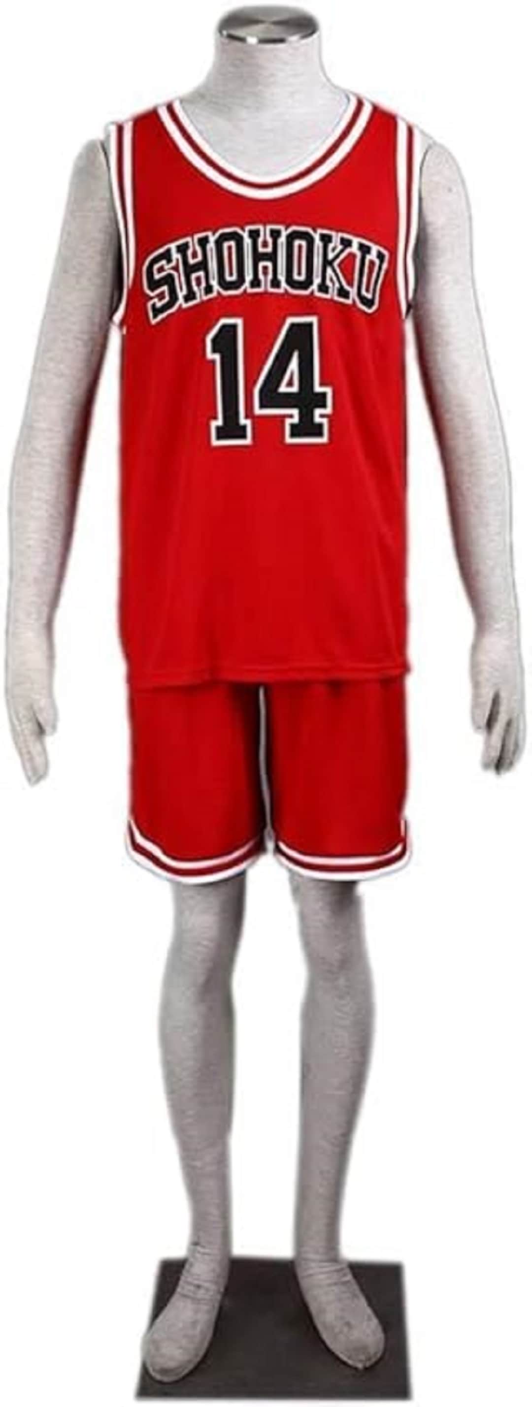 スラムダンク 湘北高校 三井寿（みつい ひさし）背番号14 ユニフォーム 上下セット コスプレ衣装