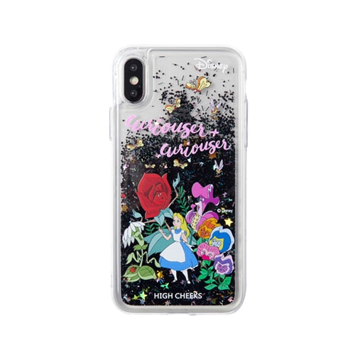 HIGH CHEEKS Alice in Garden Glitter iPhone ケース