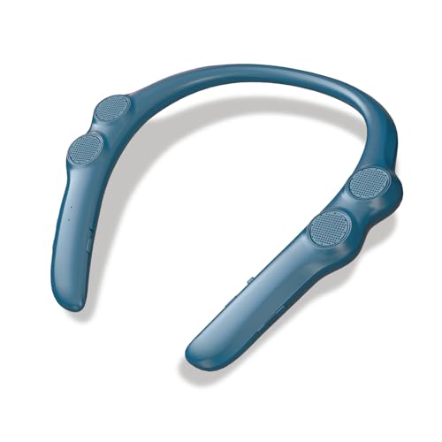 ネックスピーカー 【まるで無重力！超軽量78g】 Bluetooth 5.3 スピーカー ブルートゥ ース ワイヤレススピーカー テレビ用 高齢者 手元スピーカー 日本語音声案内 首掛けスピーカー 耳