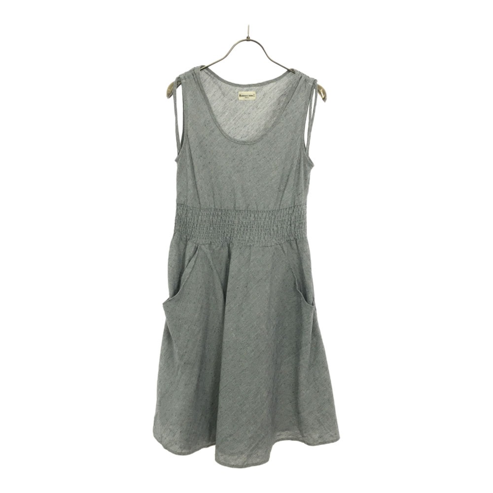 ブリッジ アンド バーン ノースリーブ 膝丈ワンピース S グレー系 BRIDGE & BURN ユナイテッドアローズ レディース