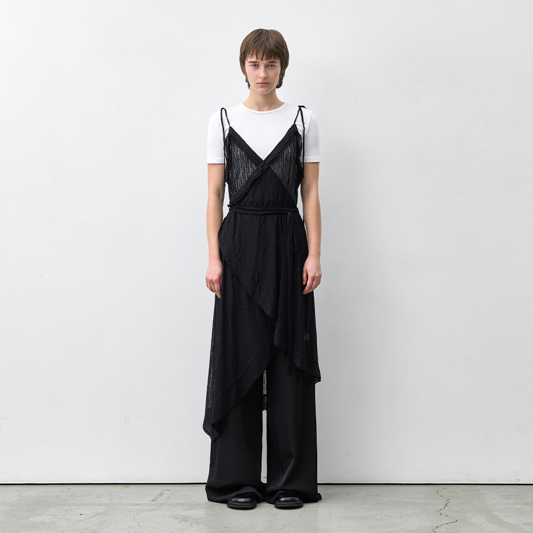 (OP-6252)WRAP LACE LAYERED DRESS 11,900円