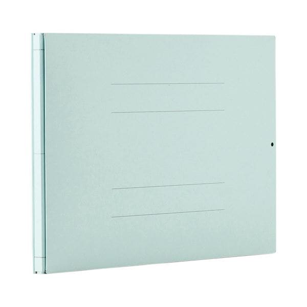 TANOSEE 背幅伸縮フラットファイルA4ヨコ 800枚収容 背幅1393mm 青 1セット(30冊)