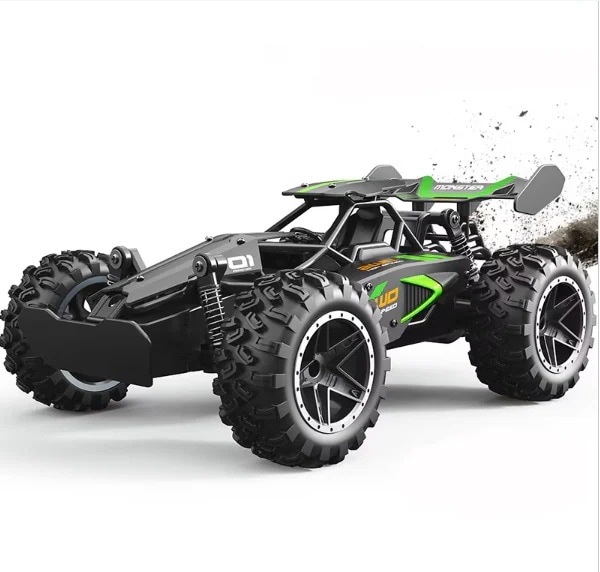 ラジコンカー こども向け 1/ RCカー オフロード リモコンカー 2WD 2.4GHz無線操作 時速20km/h 充電式 おもちゃ 車 誕生日 クリスマス プレゼント