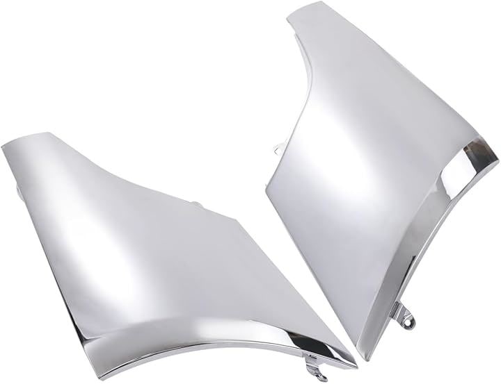 三菱 ふそう ジェネレーション キャンター メッキ コーナー パネル 標準 ワイド ABS製 左右セット 外装 用品 トラック デコトラ(スモーク フィルム コーティング ステー バ)