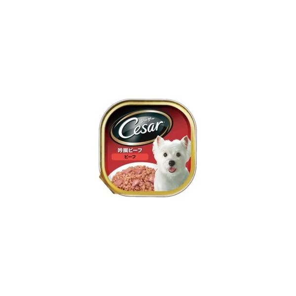 【1ケース】【お取り寄せ対象品】マース ジャパンリミテッド Cesar シーザー 吟撰ビーフ 100g [マースジャパンリミテッド] *96個