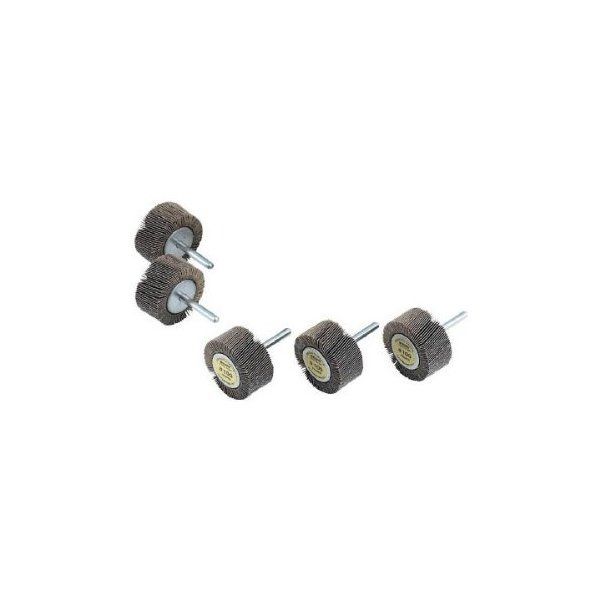 TRUSCO MR6025 ミラクルフラップホイール 外径60X厚25X軸6 5個入 #40 メーカー直送
