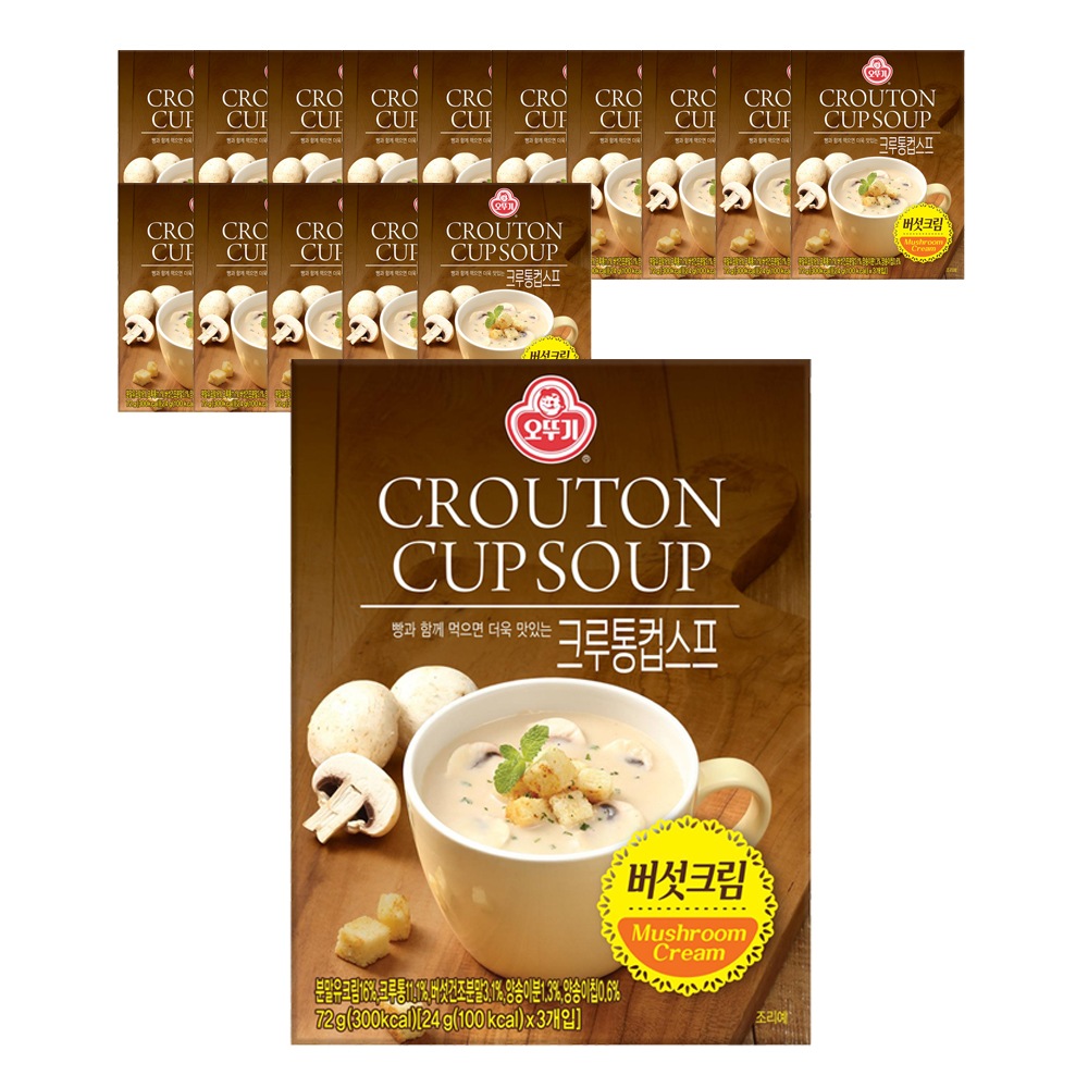 オオッギインスタントクルトンカップスープキノコクリーム