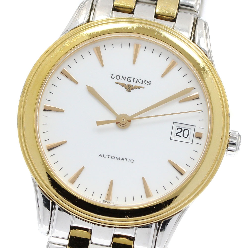 ロンジン LONGINES L4.774.3 フラッグシップ デイト 自動巻き メンズ _949635【中古】