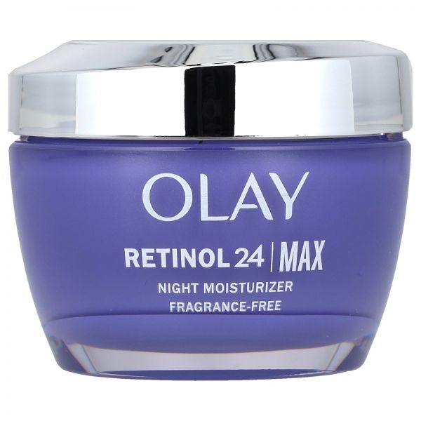 , Retinol 24, Night Moisturizer, Fragrance Free, 1.7 oz 48 g