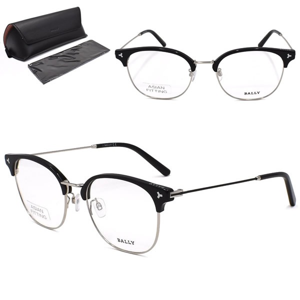 メガネ フレームのみ BY5038D/V-020-54 フレーム メガネ 眼鏡 フレームのみ メンズ ブラック シルバー