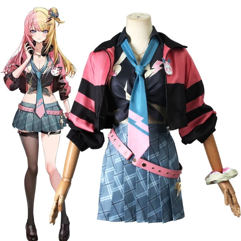 Vtuderバーチャルアイドルアンカー虹の会琴子虎姫コスサーバー虹の会コスプレ