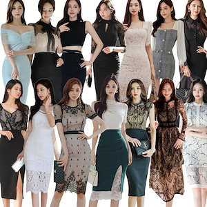 新入荷!24h限定セール!韓国人気品質ドレス韓国ファッショドレス/セクシ ロングワンピース