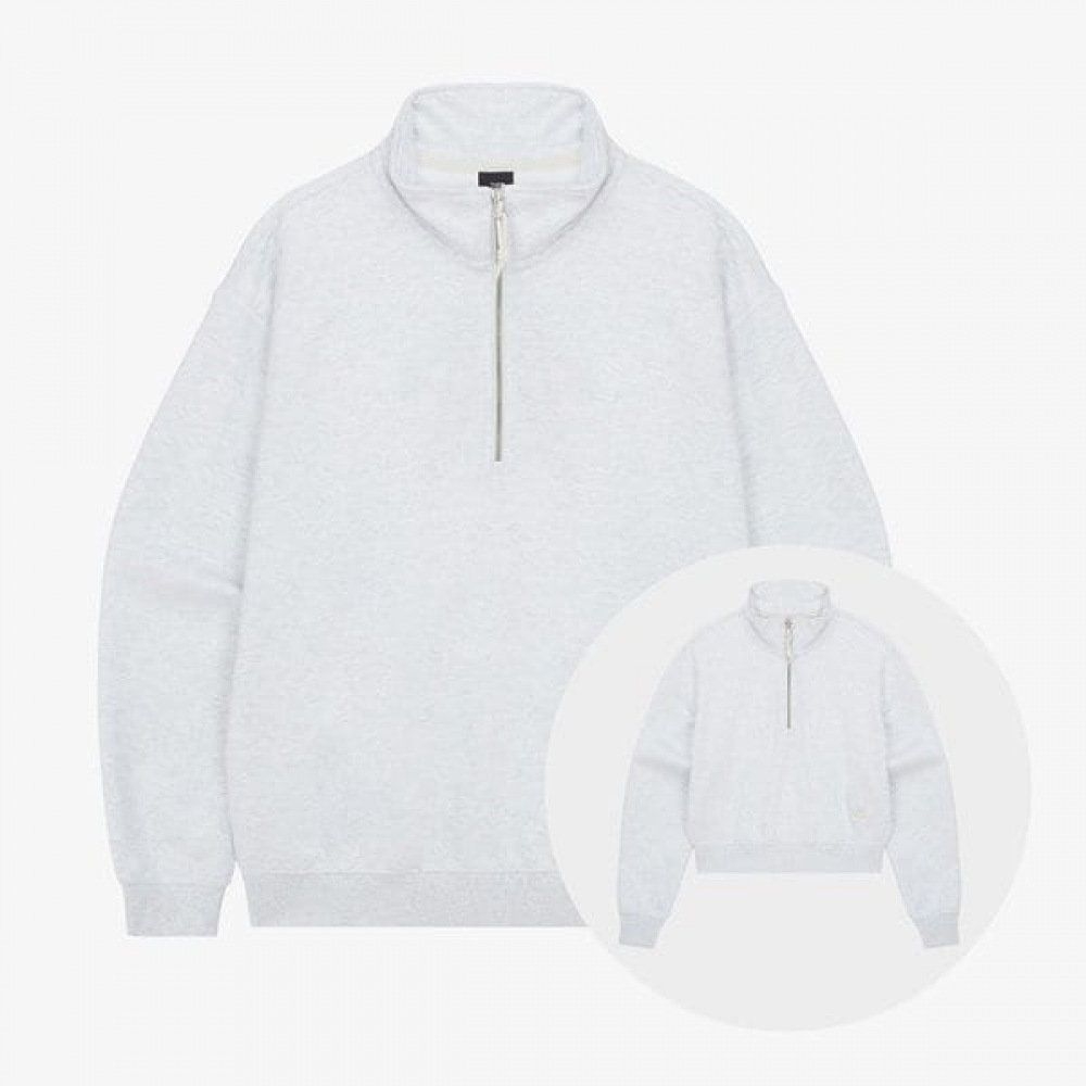 ノースフェイス コア ハーフジップ NM5MR01A SILVER