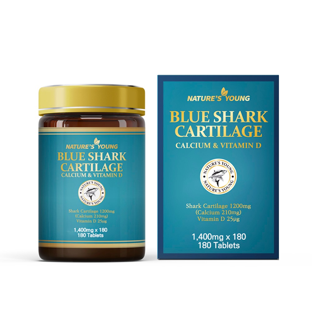 Blue Shark Cartlage Calcium 1400mg 180Tablets