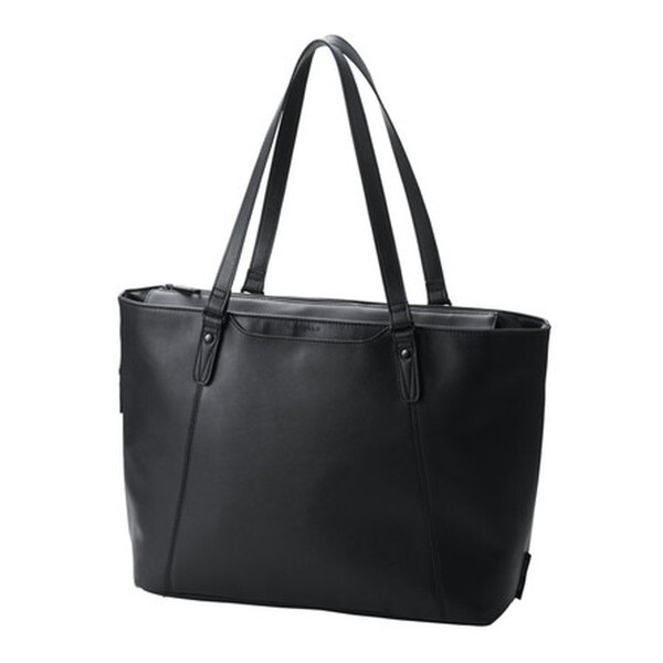 BM-TBSLH01BK トートバッグ 肩掛け 自立式 大容量 15L 14インチノートPC A4サイズ収納 前面小物ポケット付 ORGULLO ブラック メーカー直送