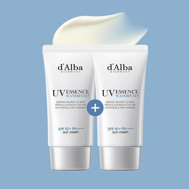 1+1 [24時間メイクアップ くっつき] ダルバ ウォーターフル エッセンス 日焼け止め (50ml+50ml) 5,078円