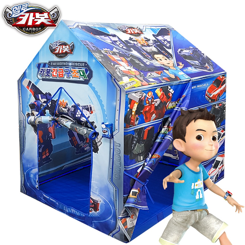 Rハローカーボット緊急救助隊プレイテントcb-1505子供ボールプール幼児インディアンテント