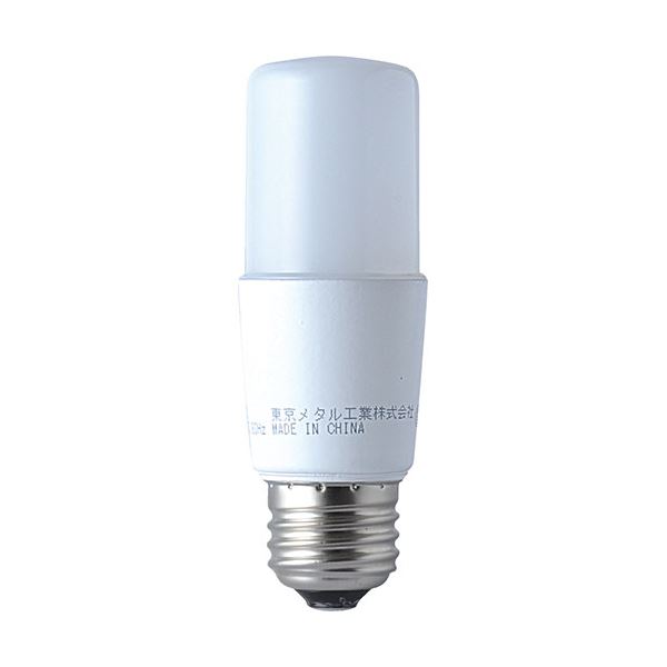 [5個セット] 東京メタル工業 LED電球 T型 昼白色 60W相当 口金E26 LDT7N60W-T2X5