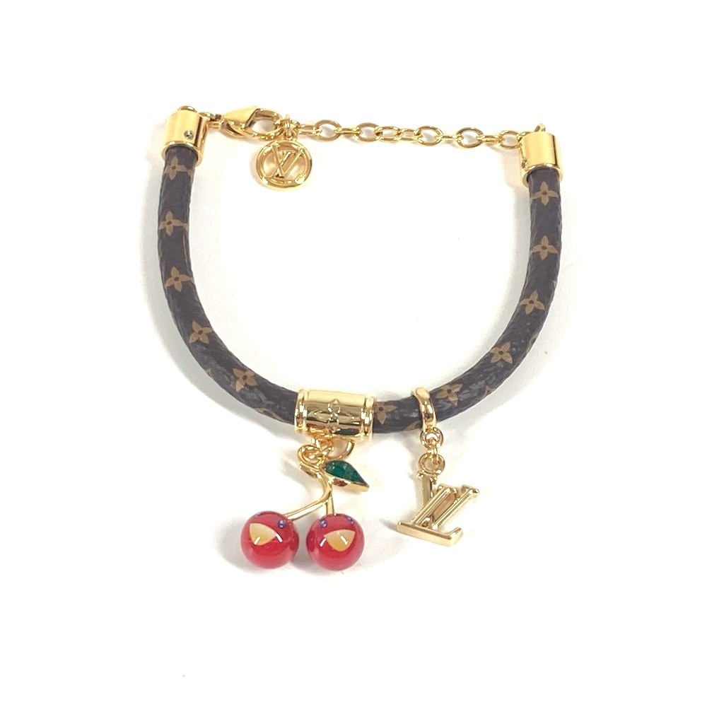 ブレスレット M8977Z ブレスレットモノグラムチェリー LV × TM 村上隆 モノグラム アクセサリー バングル モノグラムキャンバス ブラウン
