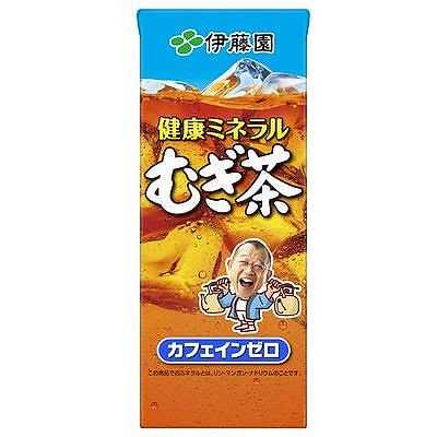 伊藤園 健康ミネラルむぎ茶 250ml 紙パック24本 いと...のサムネイル
