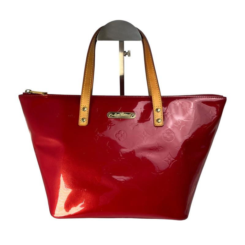 【最終処分SALE】LOUIS VUITTON ルイヴィトン ベルヴュー パテントレザー ハンドバッグ レッド A-11466