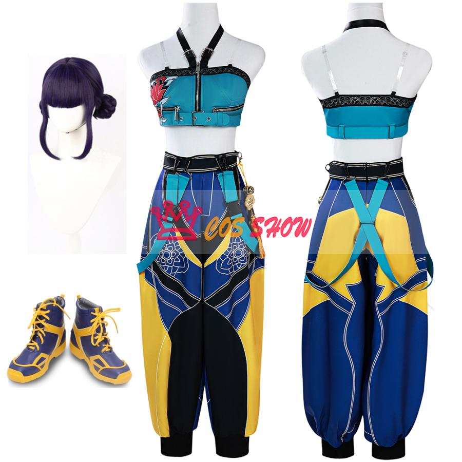 赤字販売!K-POPガールズ!デーモン・ハンターズ風 ゾーイ Zoey コスプレ衣装 cosplay 仮装 子供 大人 イベント クリスマス ハロウィン ステージ 文化祭 学園祭 プレゼント