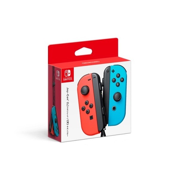 Switch専用 Joy-Con(L)ネオンレッド/(R)ネオンブルー