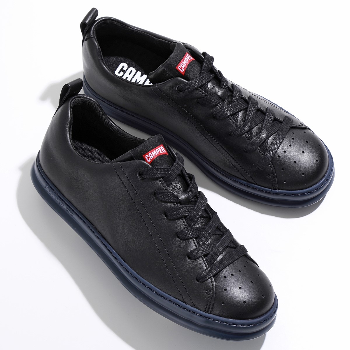 【訳あり】CAMPER カンペール スニーカー Runner ランナー K100226 メンズ ローカット レザー ロゴ ラウンドトゥ シューズ 靴 017/Black