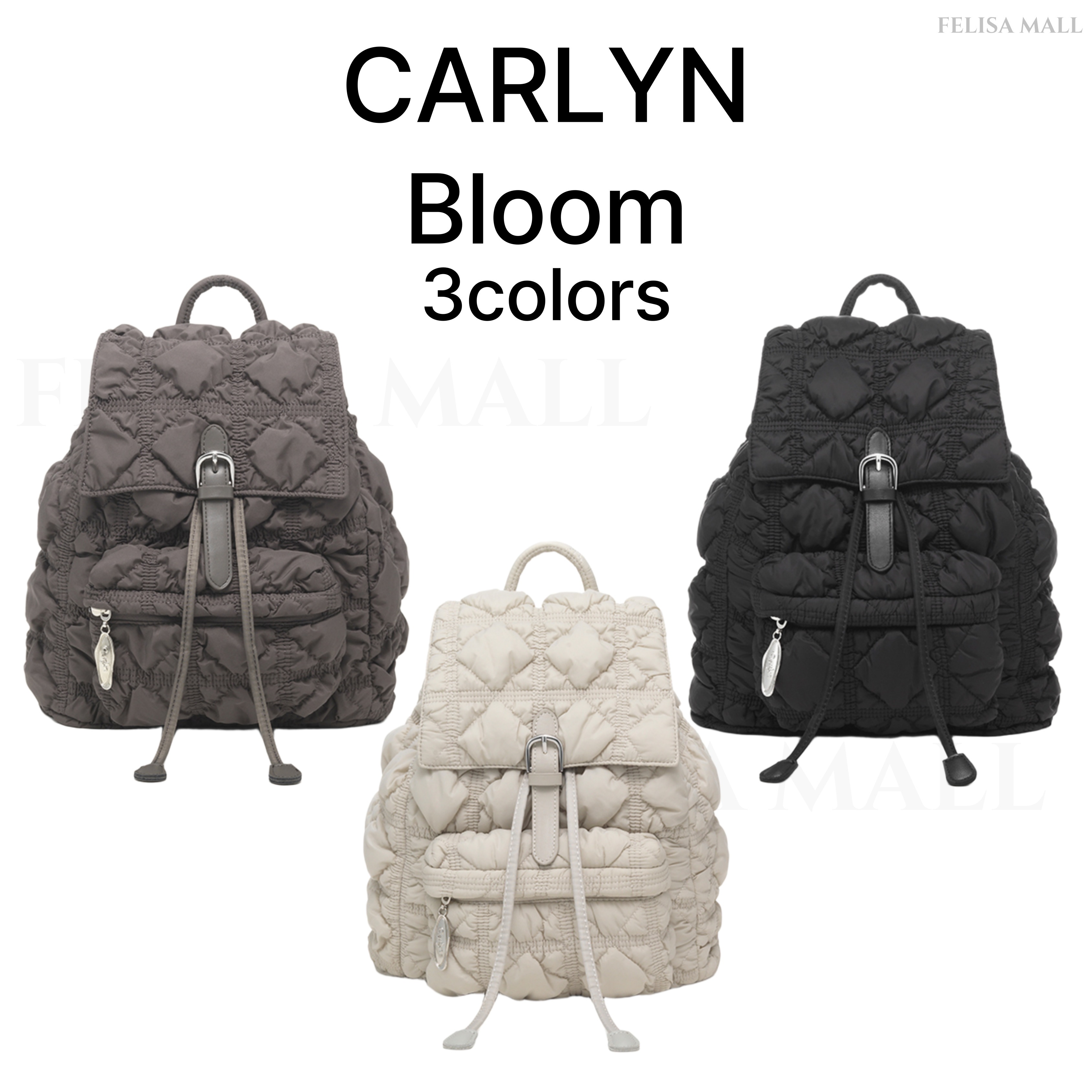 [CARLYN] Bloom 3colors バックパック 人気 韓国ブランド