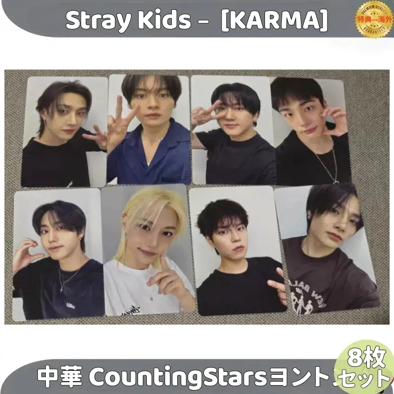 【最短当日発送】Stray Kids [KARMA] 中華 CountingStarsヨントン 8枚セット
