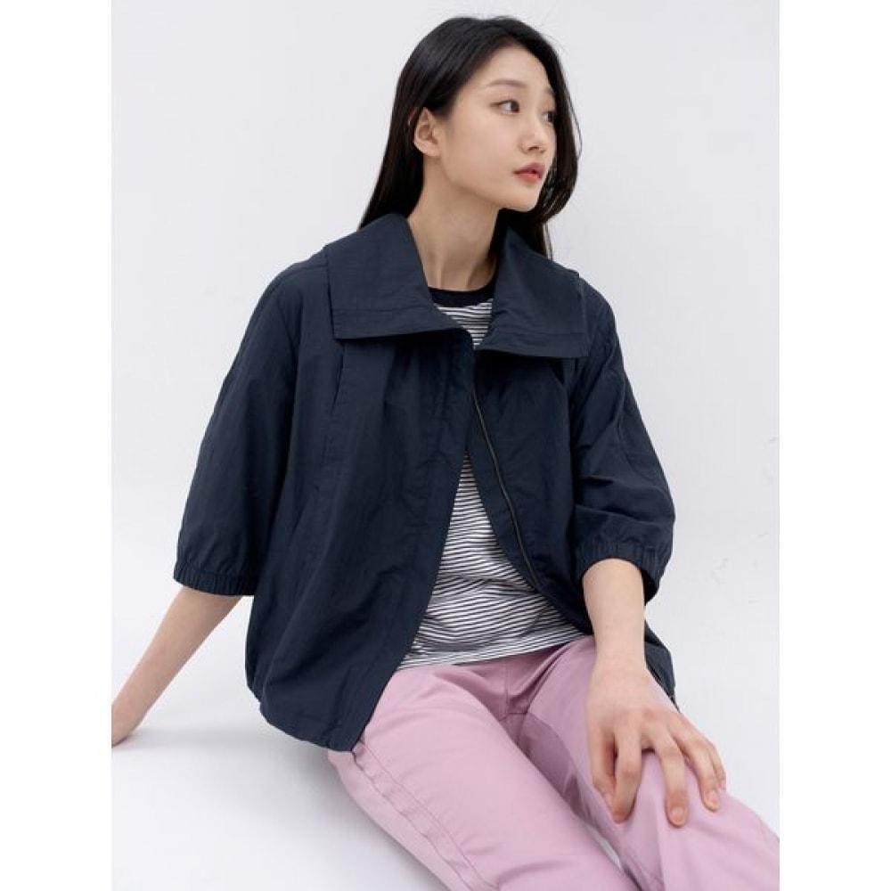 [ジセン] ワイドカラーショートジャンパー LCCAN425_DN