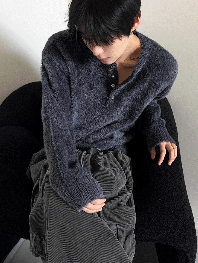 [COSYHARU公式]winter angora henry neck knitwear 6,064円