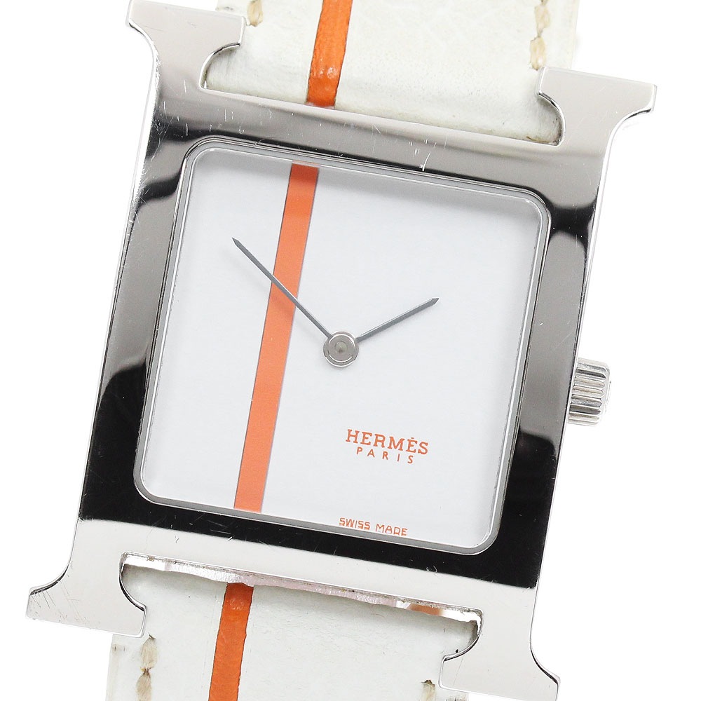 エルメス HERMES HH1.510 Hウォッチ クォーツ レディース 内箱・保証書付き_945327【中古】