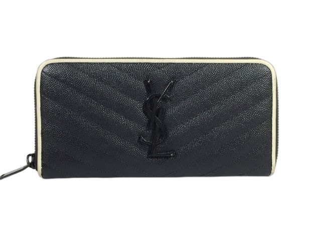 長財布 ロゴ ラウンドファスナー ジッピー