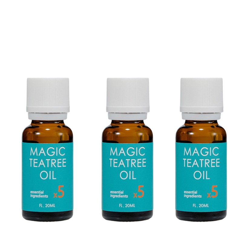 マジックティーツリーオイル 20ml+20ml+20ml ニキビケア,ニキビ改善,大人ニキビ,思春期ニキビ