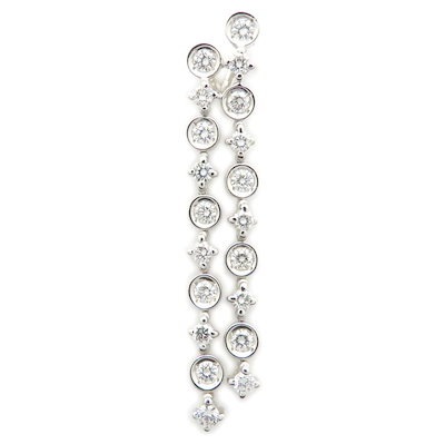 LINE ライン ダイヤモンド ペンダントトップ ダイヤモンド1.00ct K18WG ホワイトゴールド レディース/295214【中古】 98,890円