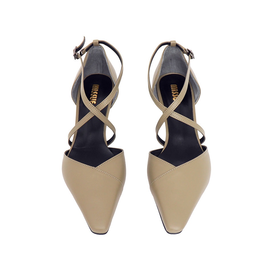 ストラップハイヒール[グリーン]