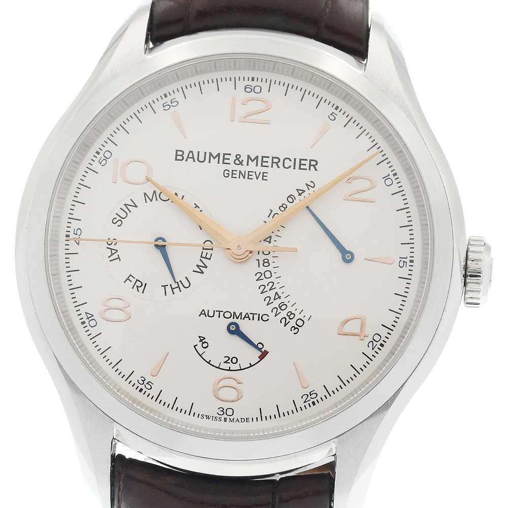 ボーム＆メルシェ Baume & Mercier M0A10149/65743 クリフトン レトログラード 自動巻き メンズ _934302【中古】